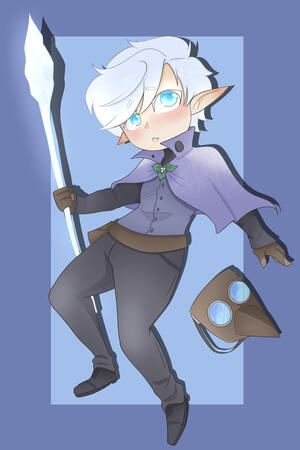 Aspen the Moon Druid | D&D Made in Clip Studio