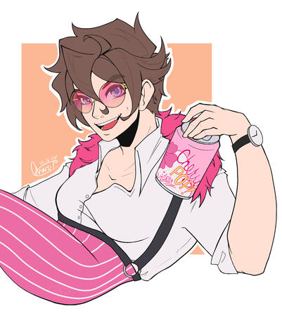Me in Pink Made in Procreate